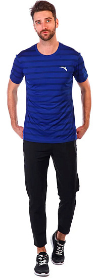 Футболка мужская Anta Running Basic Dazzle Blue - Фото 3 большая