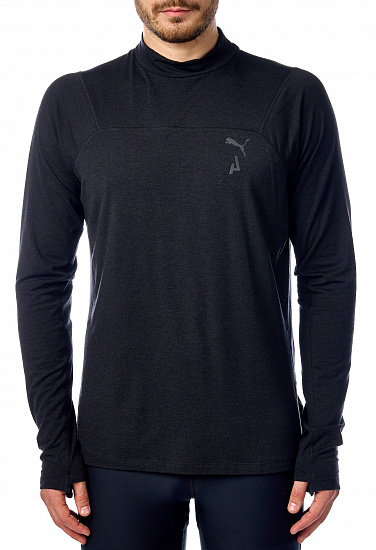 Лонгслив мужской Puma Seasons Wool LS Puma Black - Фото 1 большая