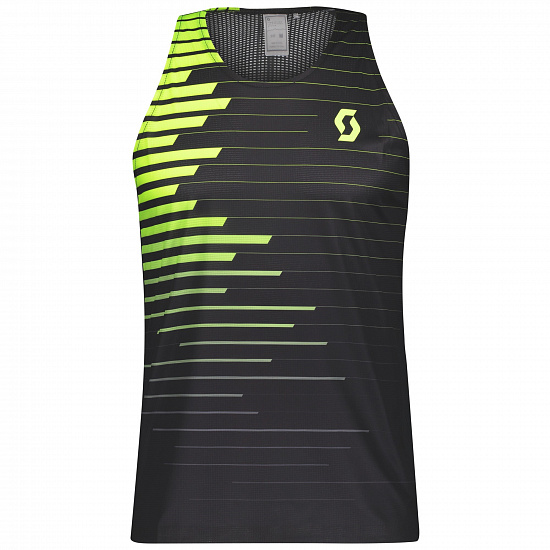 Майка мужская Scott RC Run Black/Yellow  - Фото 1 большая