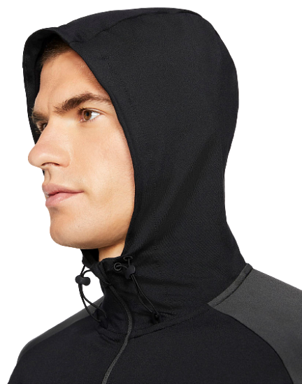 Футболка мужская Nike Dri-FIT Trail Element Black/Black/Dark Smoke Grey/White - Фото 5 большая