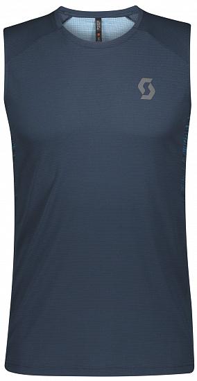 Майка мужская Scott Trail Run Midnight Blue/Atlantic Blue - Фото 1 большая
