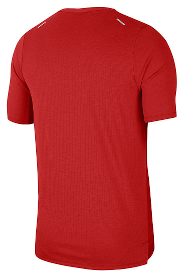 Футболка мужская Nike Breathe Rise 365 Chile Red - Фото 2 большая