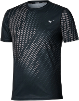 Футболка мужская Mizuno Core Graphic Black/Gray