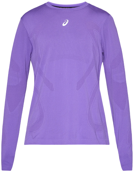 Лонгслив мужской ASICS Road Seamless Edo Purple - Фото 1 большая