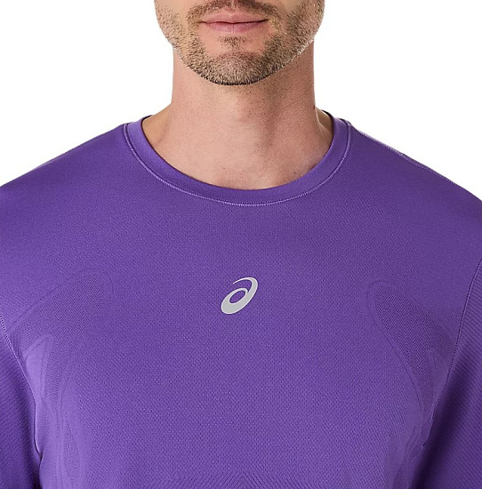 Лонгслив мужской ASICS Road Seamless Edo Purple - Фото 4 большая