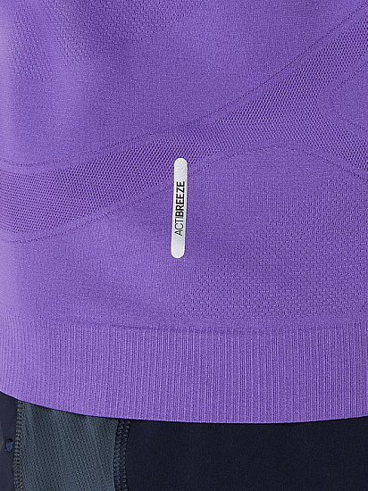 Лонгслив мужской ASICS Road Seamless Edo Purple - Фото 6 большая