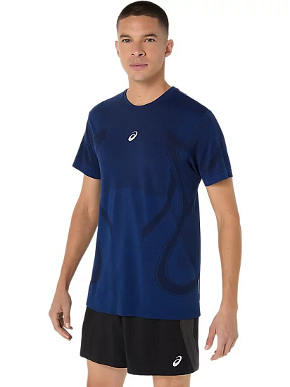 Футболка мужская ASICS Road Seamless Midnight - Фото 4 большая