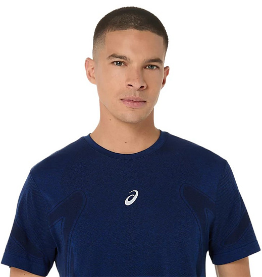Футболка мужская ASICS Road Seamless Midnight - Фото 5 большая