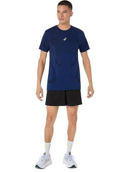 Футболка мужская ASICS Road Seamless Midnight - Фото 8 большая