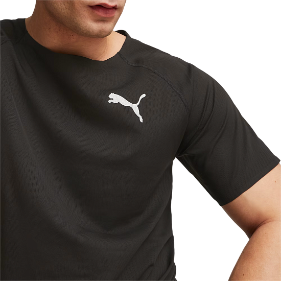 Футболка мужская Puma Run Ultraspun SS Puma Black - Фото 5 большая
