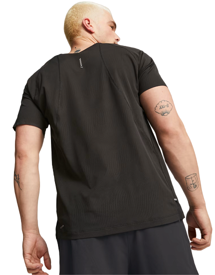 Футболка мужская Puma Run Ultraspun SS Puma Black - Фото 7 большая