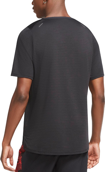 Футболка мужская Nike Team Kenya Dri-FIT Rise 365 Ss Black - Фото 2 большая