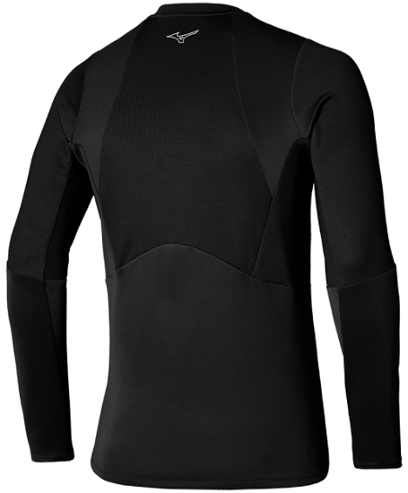 Футболка мужская Mizuno Heat Charge BT L/S Чер - Фото 2 большая