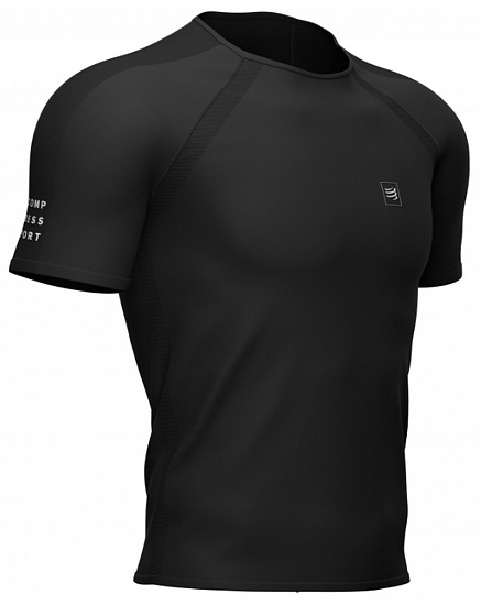 Футболка мужская Compressport Training Черный - Фото 1 большая