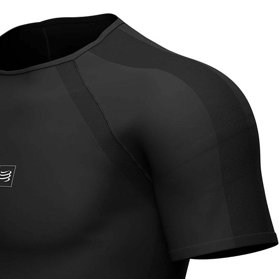 Футболка мужская Compressport Training Черный - Фото 4 большая