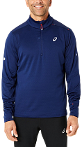 Лонгслив мужской ASICS Road Winter 1/2 Zip Blue