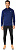 Лонгслив мужской ASICS Road Winter 1/2 Zip Blue - Фото 9 малая