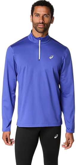 Лонгслив мужской ASICS Core 1/2 Zip Winter Dark Cobalt - Фото 3 большая