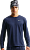 Лонгслив мужской Nike Dri-FIT Uv Miler Midnight Navy/Reflective Silver - Фото 1 малая