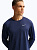 Лонгслив мужской Nike Dri-FIT Uv Miler Midnight Navy/Reflective Silver - Фото 2 малая