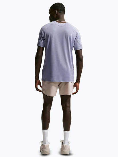 Футболка мужская Nike Dri-FIT Adv Stride Iron Purple/Dark Raisin/Reflective Silver - Фото 7 большая