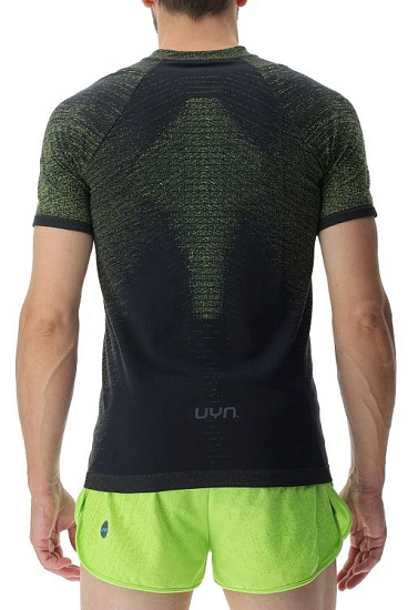 Футболка мужская UYN Running Exceleration Ow Black/Lime - Фото 7 большая