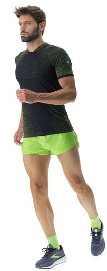 Футболка мужская UYN Running Exceleration Ow Black/Lime - Фото 8 большая