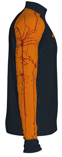 Пулон мужской Joma Elite IX Black/Orange - Фото 2 большая