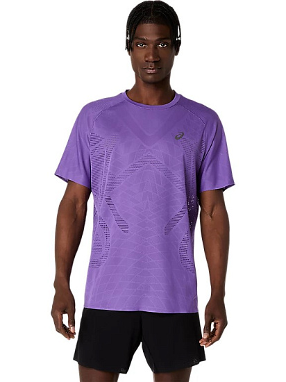Футболка мужская ASICS Metarun Edo Purple - Фото 2 большая