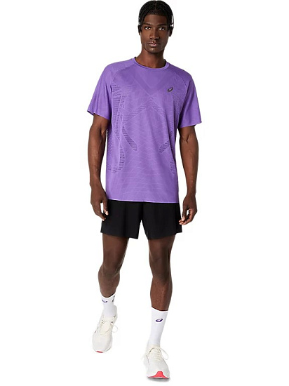 Футболка мужская ASICS Metarun Edo Purple - Фото 7 большая