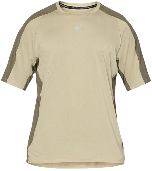 Футболка мужская ASICS Fujitrail Elite Khaki/Mantle Green - Фото 1 большая