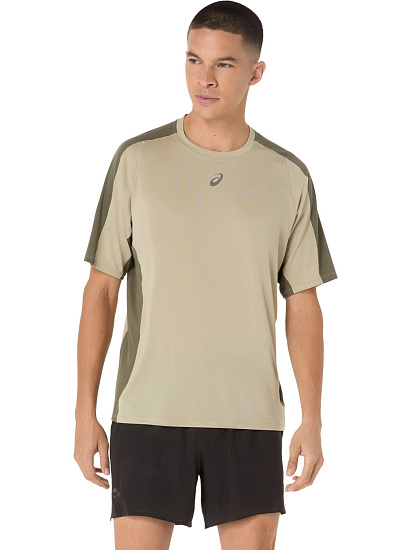 Футболка мужская ASICS Fujitrail Elite Khaki/Mantle Green - Фото 2 большая