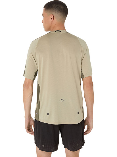 Футболка мужская ASICS Fujitrail Elite Khaki/Mantle Green - Фото 3 большая