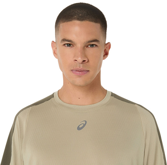 Футболка мужская ASICS Fujitrail Elite Khaki/Mantle Green - Фото 4 большая