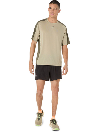 Футболка мужская ASICS Fujitrail Elite Khaki/Mantle Green - Фото 8 большая