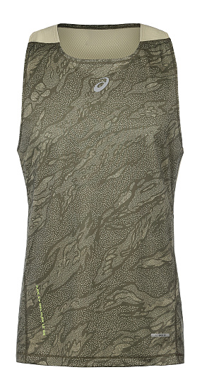 Майка мужская ASICS Fujitrail Mantle Green/Khaki - Фото 1 большая