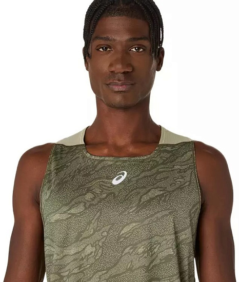 Майка мужская ASICS Fujitrail Mantle Green/Khaki - Фото 3 большая