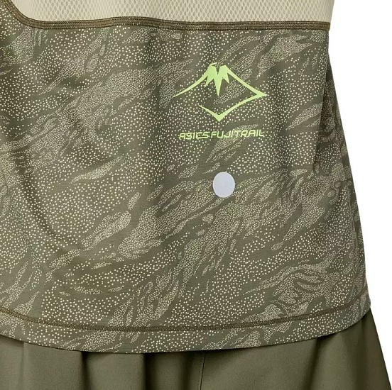 Майка мужская ASICS Fujitrail Mantle Green/Khaki - Фото 4 большая