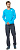 Футболка мужская The North Face True RN L/S Meridian Blue - Фото 2 малая