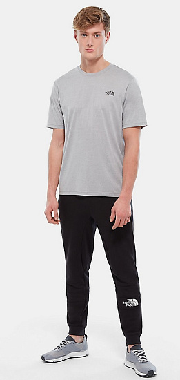 Футболка мужская The North Face Reaxion Amp Crew Light Grey - Фото 5 большая