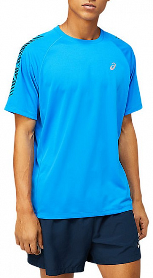Футболка мужская ASICS Icon Ss Electric Blue/French Blue - Фото 1 большая