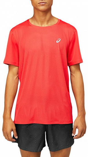Футболка мужская ASICS Ventilate Ss Electric Red - Фото 1 большая