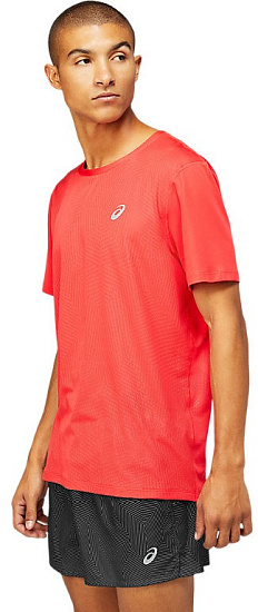 Футболка мужская ASICS Ventilate Ss Electric Red - Фото 3 большая
