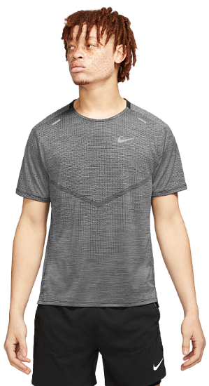 Футболка мужская Nike Dri-FIT ADV Techknit Ultra Grey - Фото 3 большая