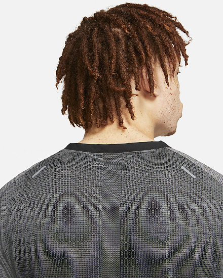 Футболка мужская Nike Dri-FIT ADV Techknit Ultra Grey - Фото 6 большая