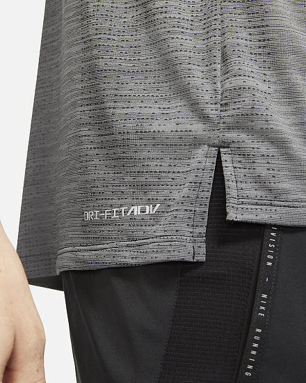 Футболка мужская Nike Dri-FIT ADV Techknit Ultra Grey - Фото 7 большая