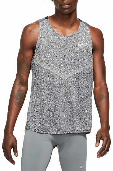 Майка мужская Nike Dri-FIT Rise 365 Black/Heather - Фото 1 большая