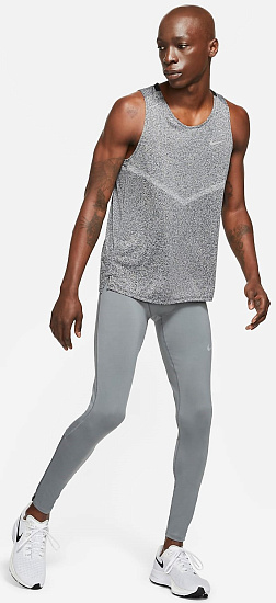 Майка мужская Nike Dri-FIT Rise 365 Black/Heather - Фото 2 большая