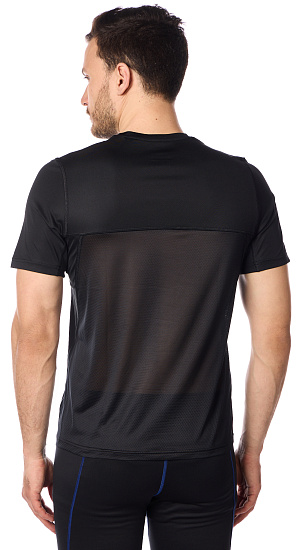 Футболка мужская Reebok Running Speedwick Black - Фото 4 большая