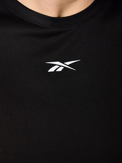 Футболка мужская Reebok Running Speedwick Black - Фото 6 большая